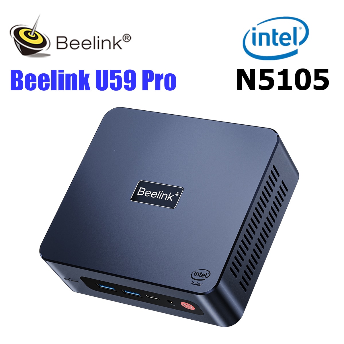 Beelink-U59 PRO  11 ̴ PC,  11  N5105 8GB 256GB M.2 SATA SSD 2.9Ghz BT 4.0 Wifi 5 ̸